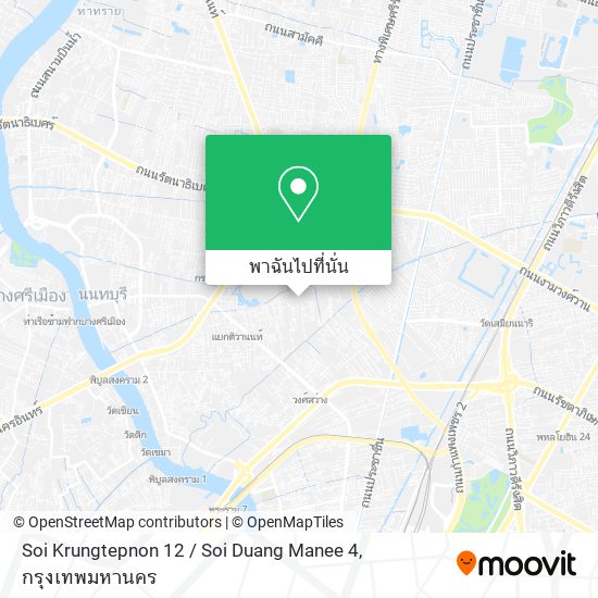 Soi Krungtepnon 12 / Soi Duang Manee 4 แผนที่