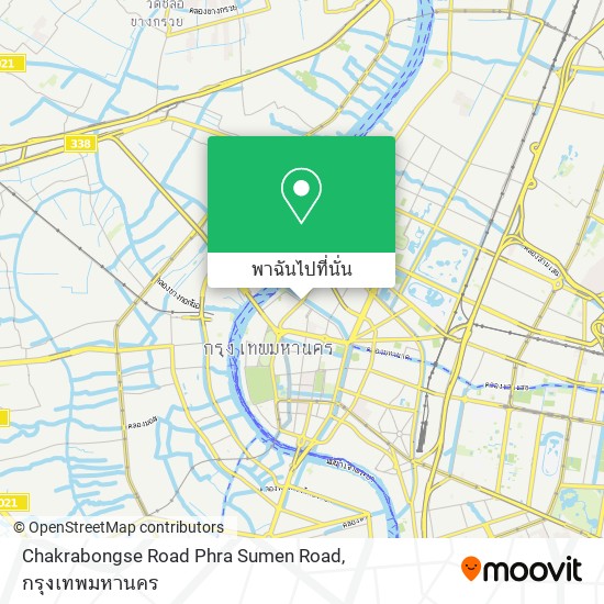 Chakrabongse Road Phra Sumen Road แผนที่