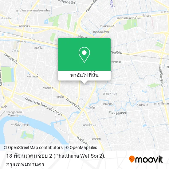 18 พัฒนเวศม์ ซอย 2 (Phatthana Wet Soi 2) แผนที่