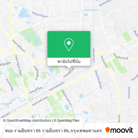 ซอย รามอินทรา 86 รามอินทรา 86 แผนที่