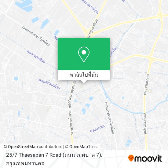 25 / 7 Thaesaban 7 Road (ถนน เทศบาล 7) แผนที่