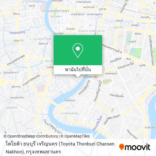 โตโยต้า ธนบุรี เจริญนคร (Toyota Thonburi Charoen Nakhon) แผนที่