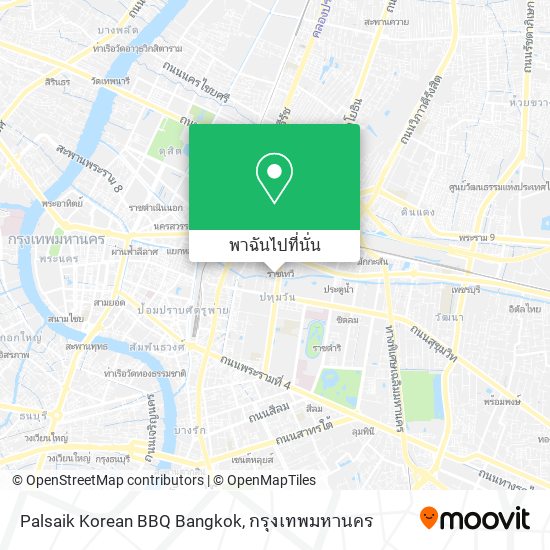 Palsaik Korean BBQ Bangkok แผนที่