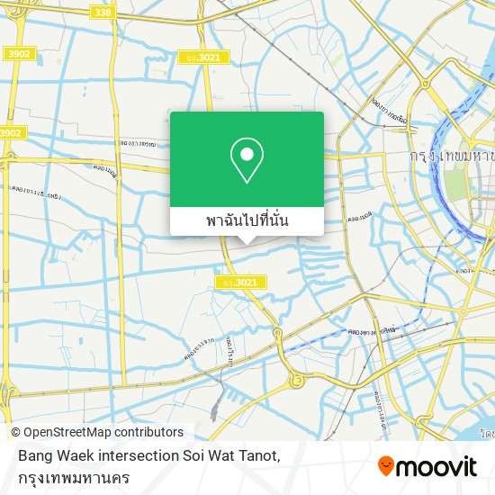 Bang Waek intersection Soi Wat Tanot แผนที่