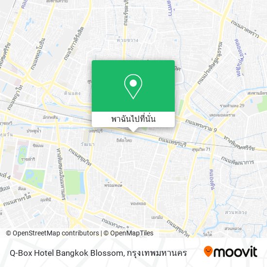 Q-Box Hotel Bangkok Blossom แผนที่