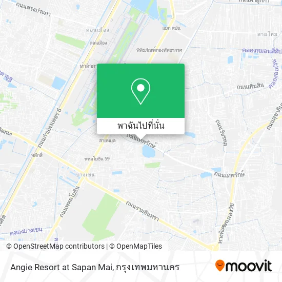 Angie Resort at Sapan Mai แผนที่