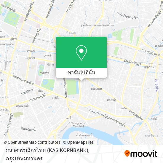 ธนาคารกสิกรไทย (KASIKORNBANK) แผนที่