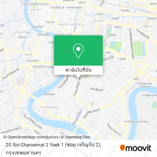 20 Soi Charoenrat 2 Yaek 1 (ซอย เจริญรัถ 2) แผนที่