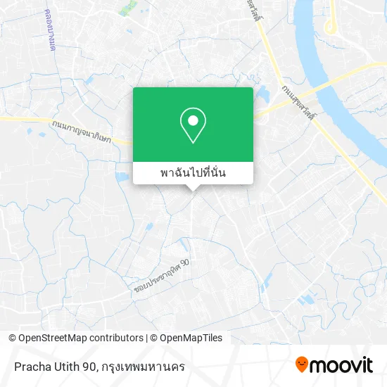 Pracha Utith 90 แผนที่