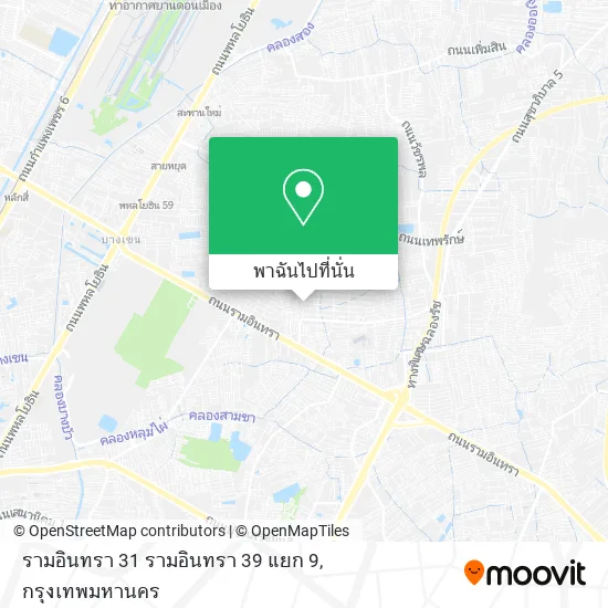 รามอินทรา 31 รามอินทรา 39 แยก 9 แผนที่