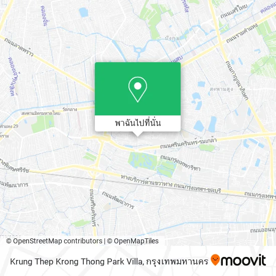 Krung Thep Krong Thong Park Villa แผนที่