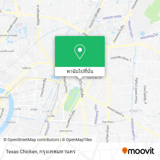Texas Chicken แผนที่
