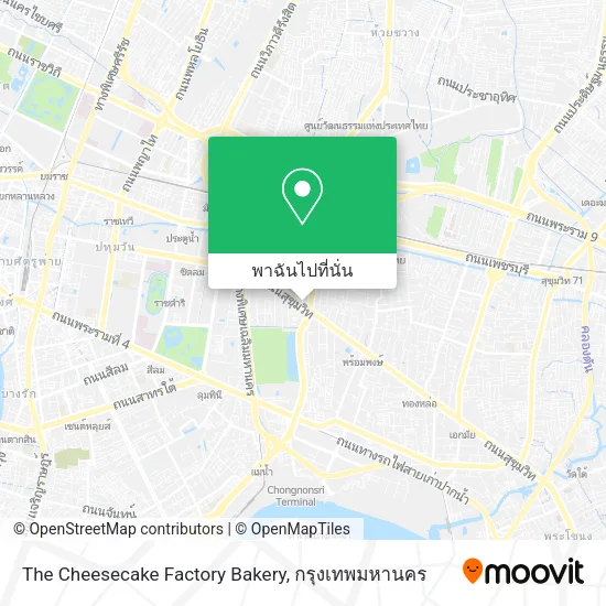 The Cheesecake Factory Bakery แผนที่