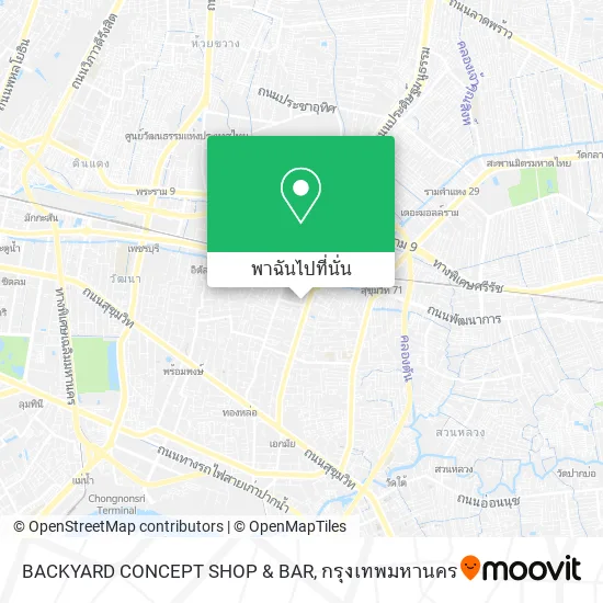 BACKYARD CONCEPT SHOP & BAR แผนที่