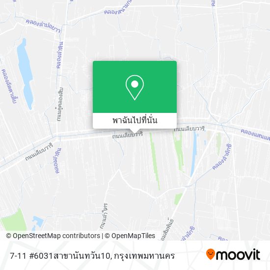 7-11 #6031สาขานันทวัน10 แผนที่