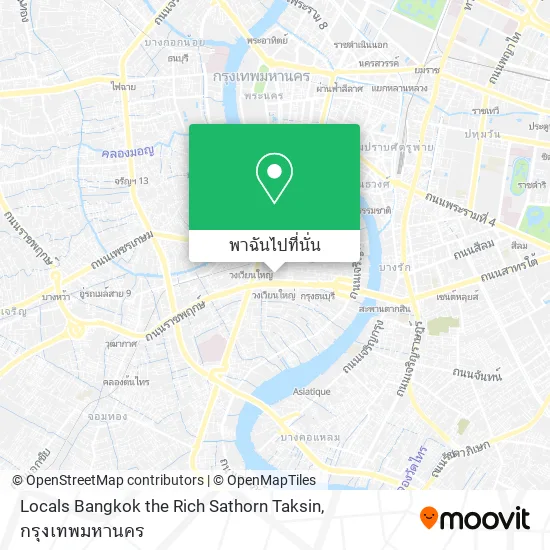 Locals Bangkok the Rich Sathorn Taksin แผนที่