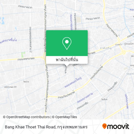 Bang Khae Thoet Thai Road แผนที่