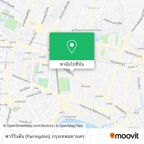 ฟาร์ริงตัน (Farringdon) แผนที่