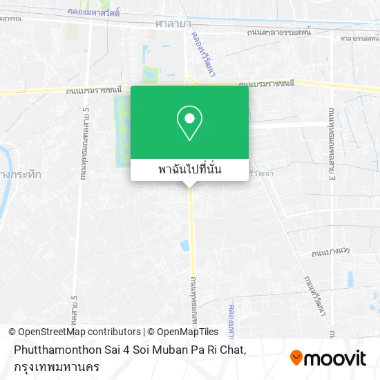 Phutthamonthon Sai 4 Soi Muban Pa Ri Chat แผนที่