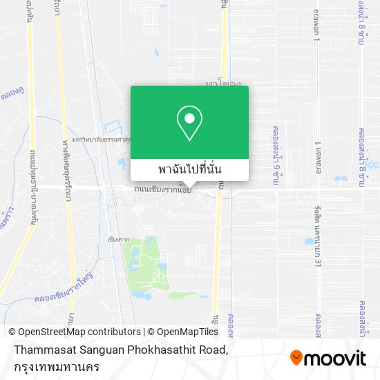 Thammasat Sanguan Phokhasathit Road แผนที่