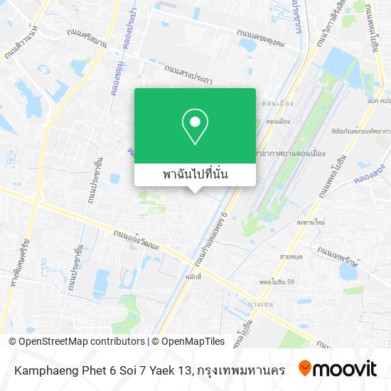 Kamphaeng Phet 6 Soi 7 Yaek 13 แผนที่