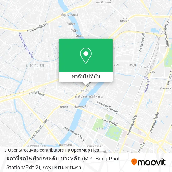 สถานีรถไฟฟ้ายกระดับ-บางพลัด (MRT-Bang Phat Station / Exit 2) แผนที่