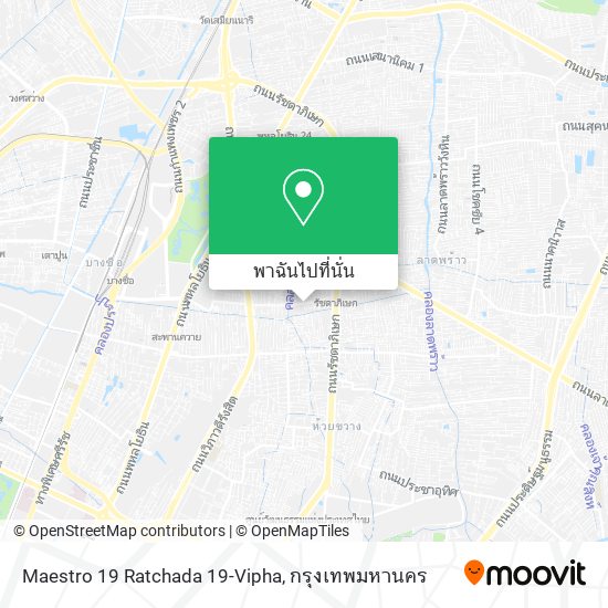 Maestro 19 Ratchada 19-Vipha แผนที่