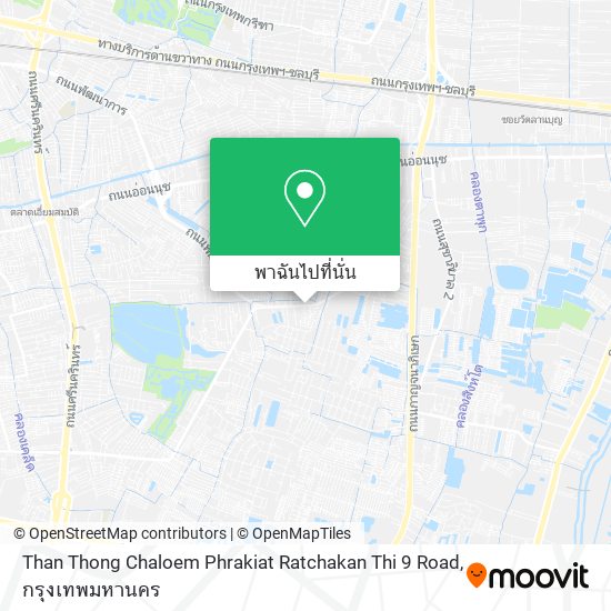 Than Thong Chaloem Phrakiat Ratchakan Thi 9 Road แผนที่