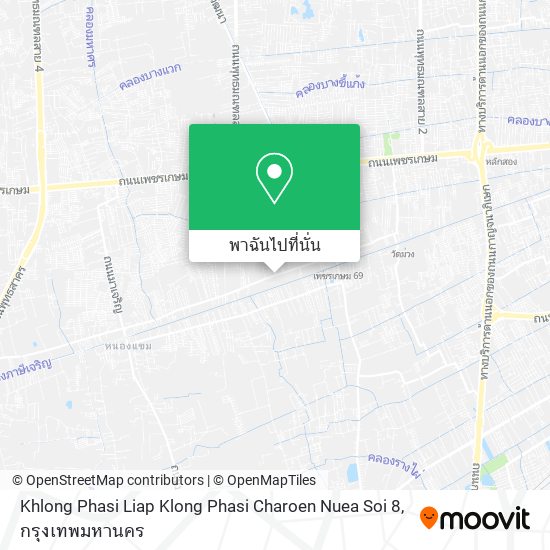 Khlong Phasi Liap Klong Phasi Charoen Nuea Soi 8 แผนที่