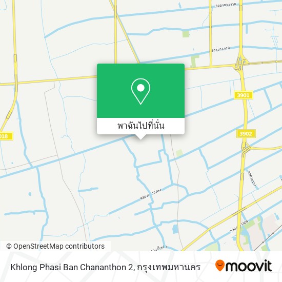 Khlong Phasi Ban Chananthon 2 แผนที่