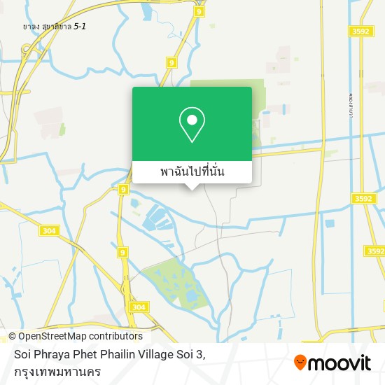 Soi Phraya Phet Phailin Village Soi 3 แผนที่