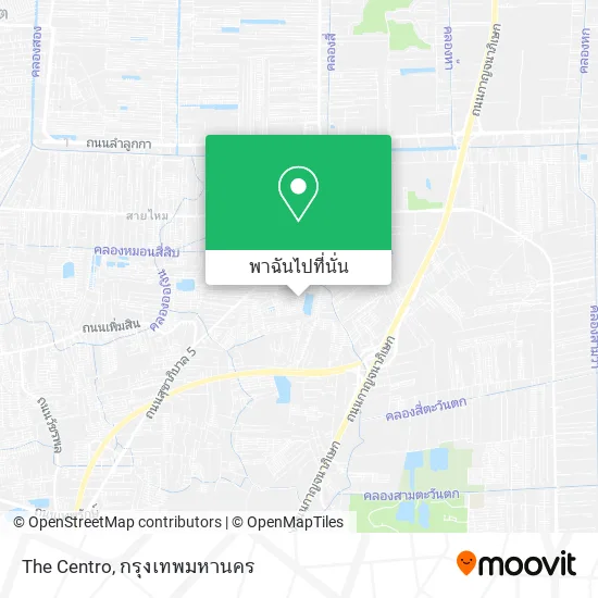 The Centro แผนที่