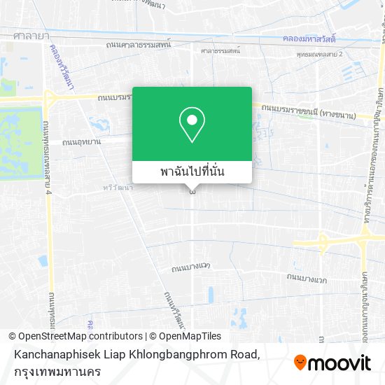 Kanchanaphisek Liap Khlongbangphrom Road แผนที่