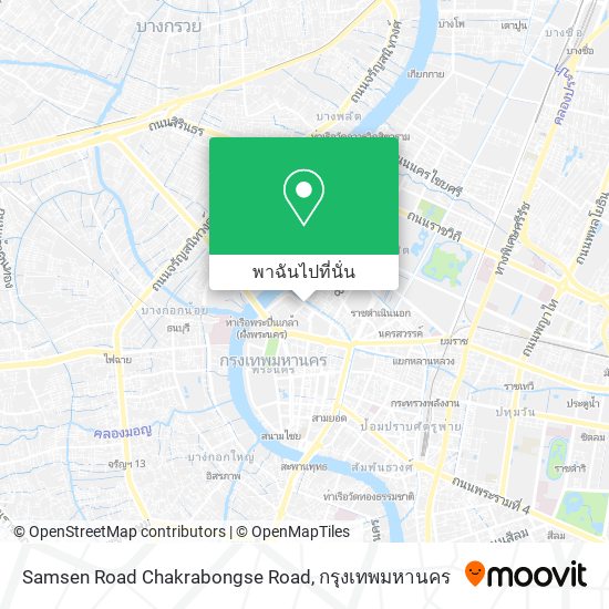 Samsen Road Chakrabongse Road แผนที่