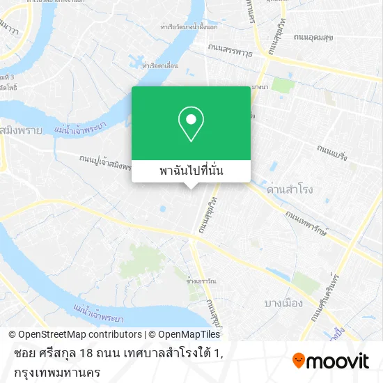 ซอย ศรีสกุล 18 ถนน เทศบาลสำโรงใต้ 1 แผนที่