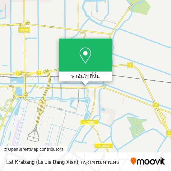 Lat Krabang (La Jia Bang Xian) แผนที่