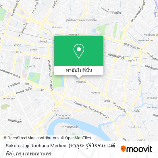 Sakura Juji Rochana Medical (ซากุระ จูจิ โรจนะ เมดิคัล) แผนที่