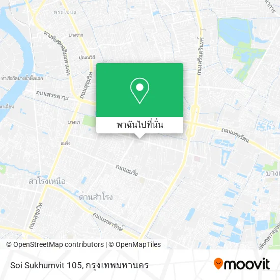 Soi Sukhumvit 105 แผนที่