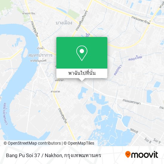 Bang Pu Soi 37 / Nakhon แผนที่