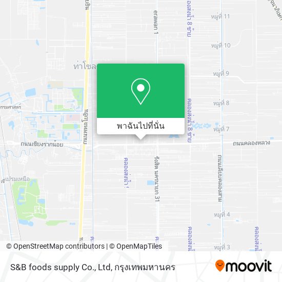 S&B foods supply Co., Ltd แผนที่