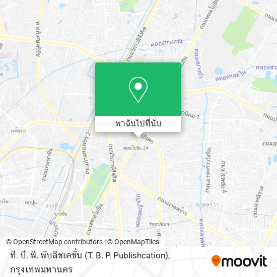 ที. บี. พี. พับลิชเคชั่น (T. B. P. Publishcation) แผนที่
