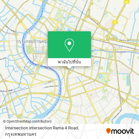 Intersection intersection Rama 4 Road แผนที่