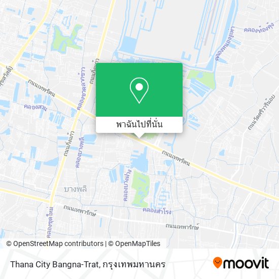 Thana City Bangna-Trat แผนที่