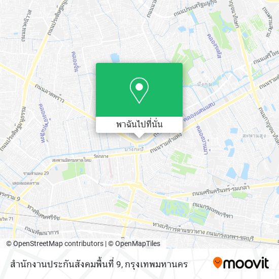 สำนักงานประกันสังคมพื้นที่ 9 แผนที่