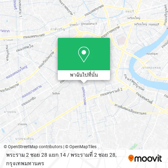 พระราม 2 ซอย 28 แยก 14 / พระรามที่ 2 ซอย 28 แผนที่