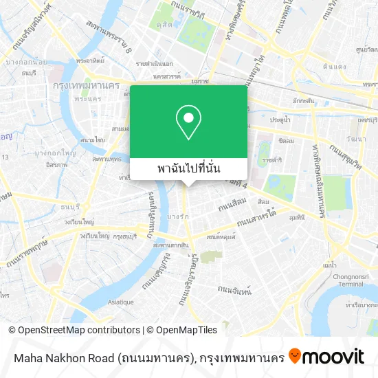 Maha Nakhon Road (ถนนมหานคร) แผนที่