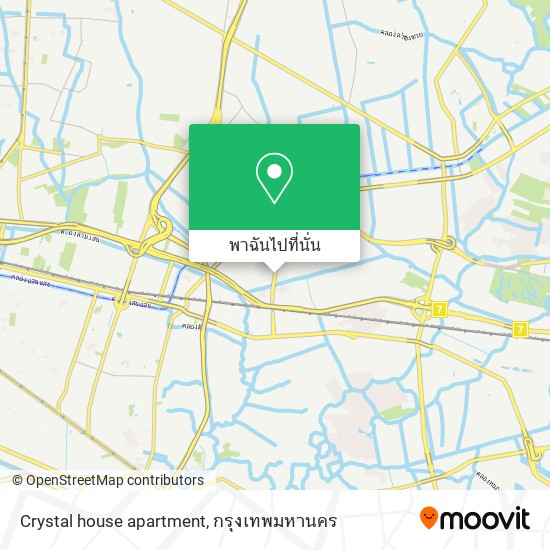 Crystal house apartment แผนที่