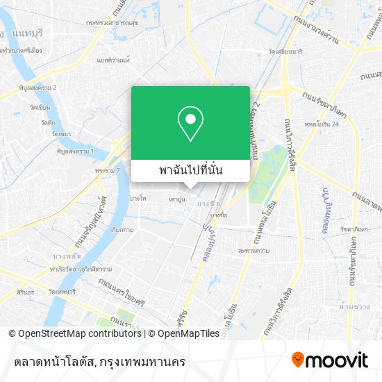 ตลาดหน้าโลตัส แผนที่