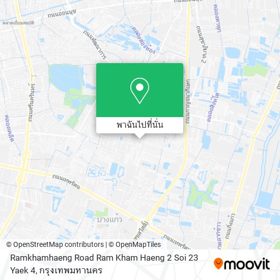 Ramkhamhaeng Road Ram Kham Haeng 2 Soi 23 Yaek 4 แผนที่