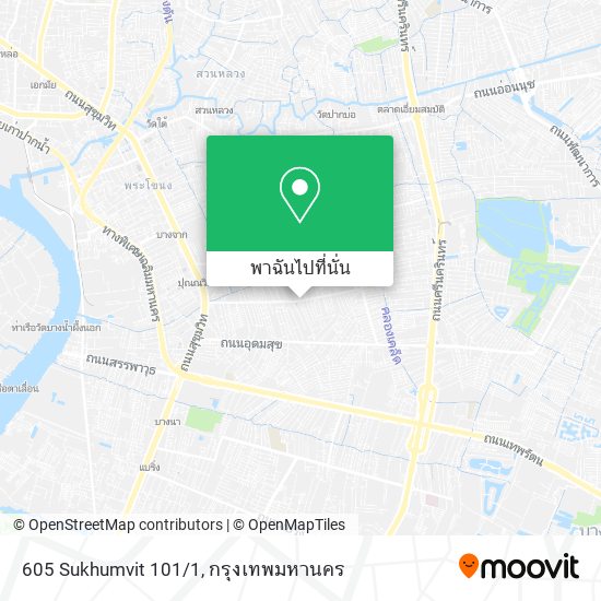 605 Sukhumvit 101/1 แผนที่